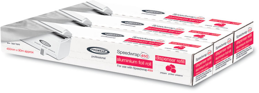 Speedwrap álpappír 45cm x 50m 18my 3 rúllur