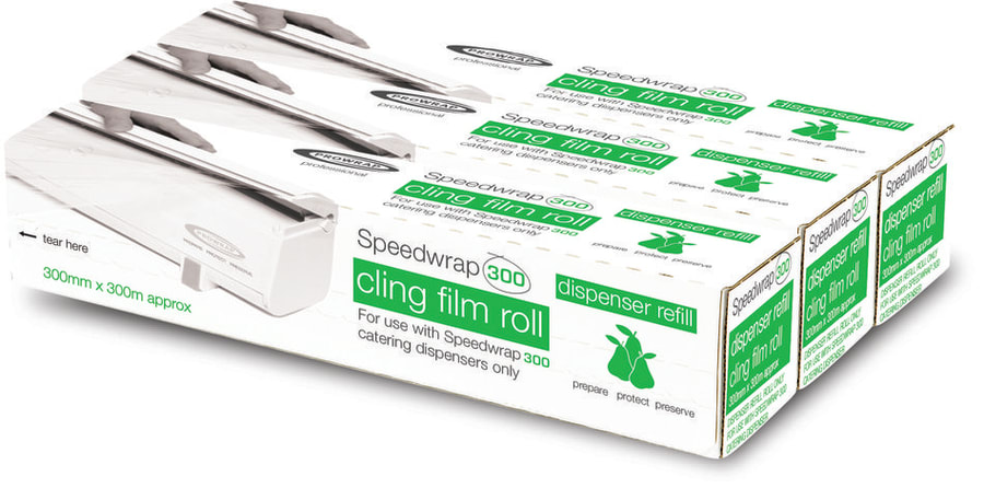 Speedwrap plastfilma 30cm x 300m 3 rúllur