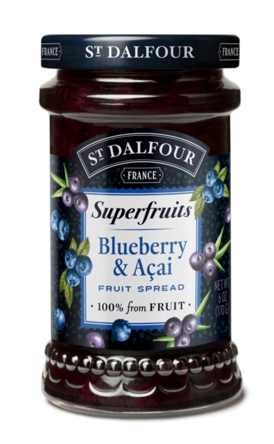 St.Dalfour Bláberja og acai sulta 170g