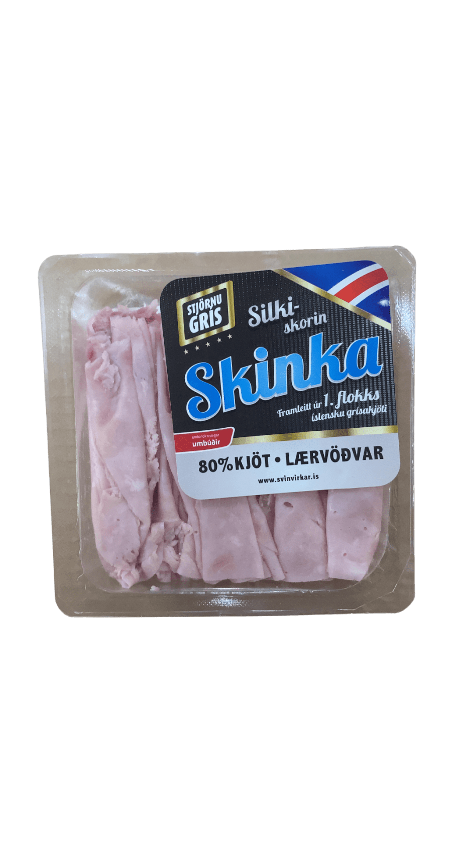 Stjörnugrís Silkiskorin Skinka