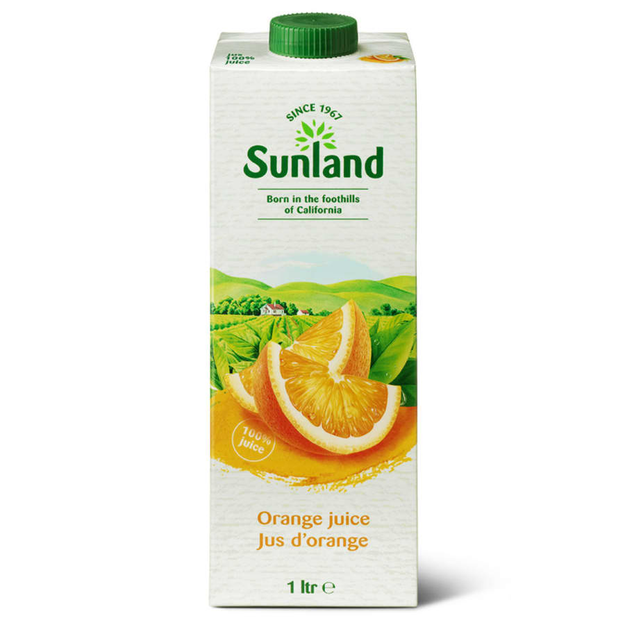 Sunland Appelsínusafi, 100% safi