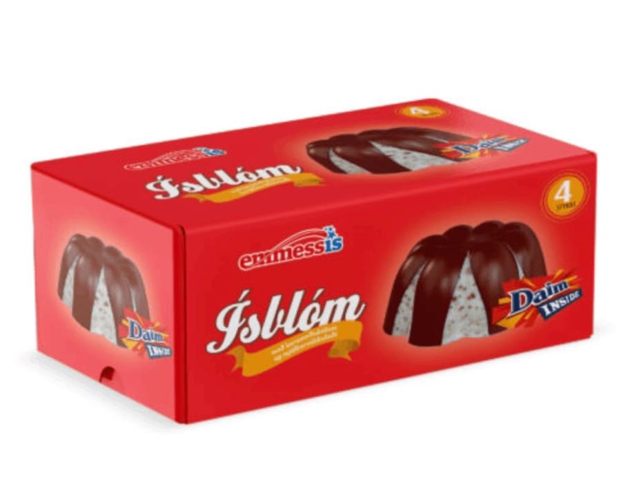 Emmessís ísblóm daim 4 stk