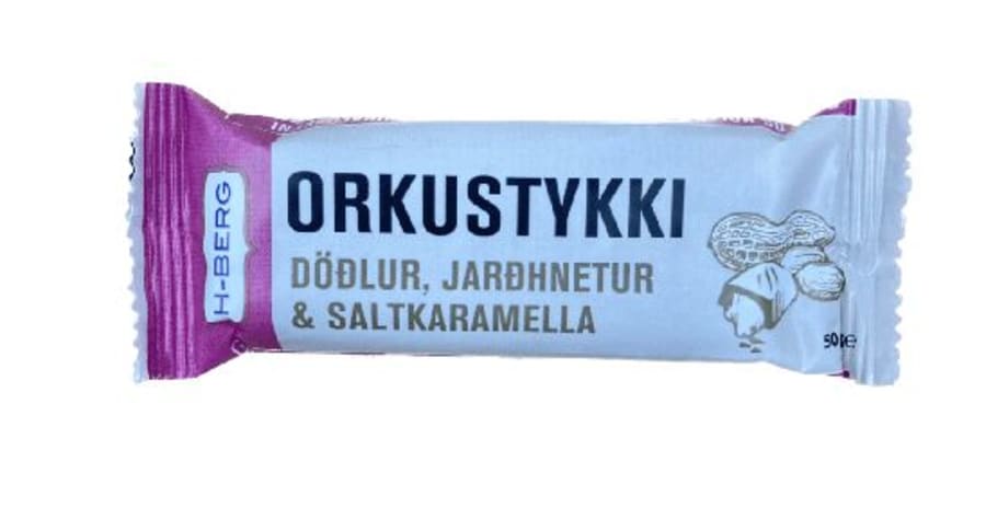 Hberg orkustykki saltkaramellu 50 gr