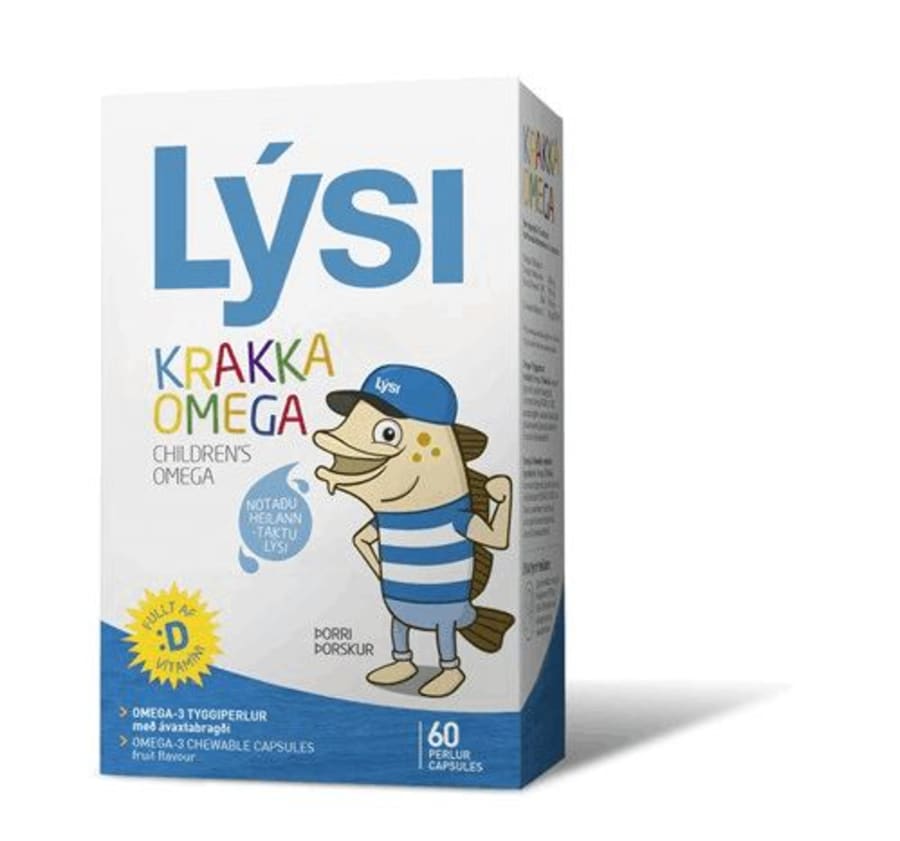Lýsi krakka omega 60 stk