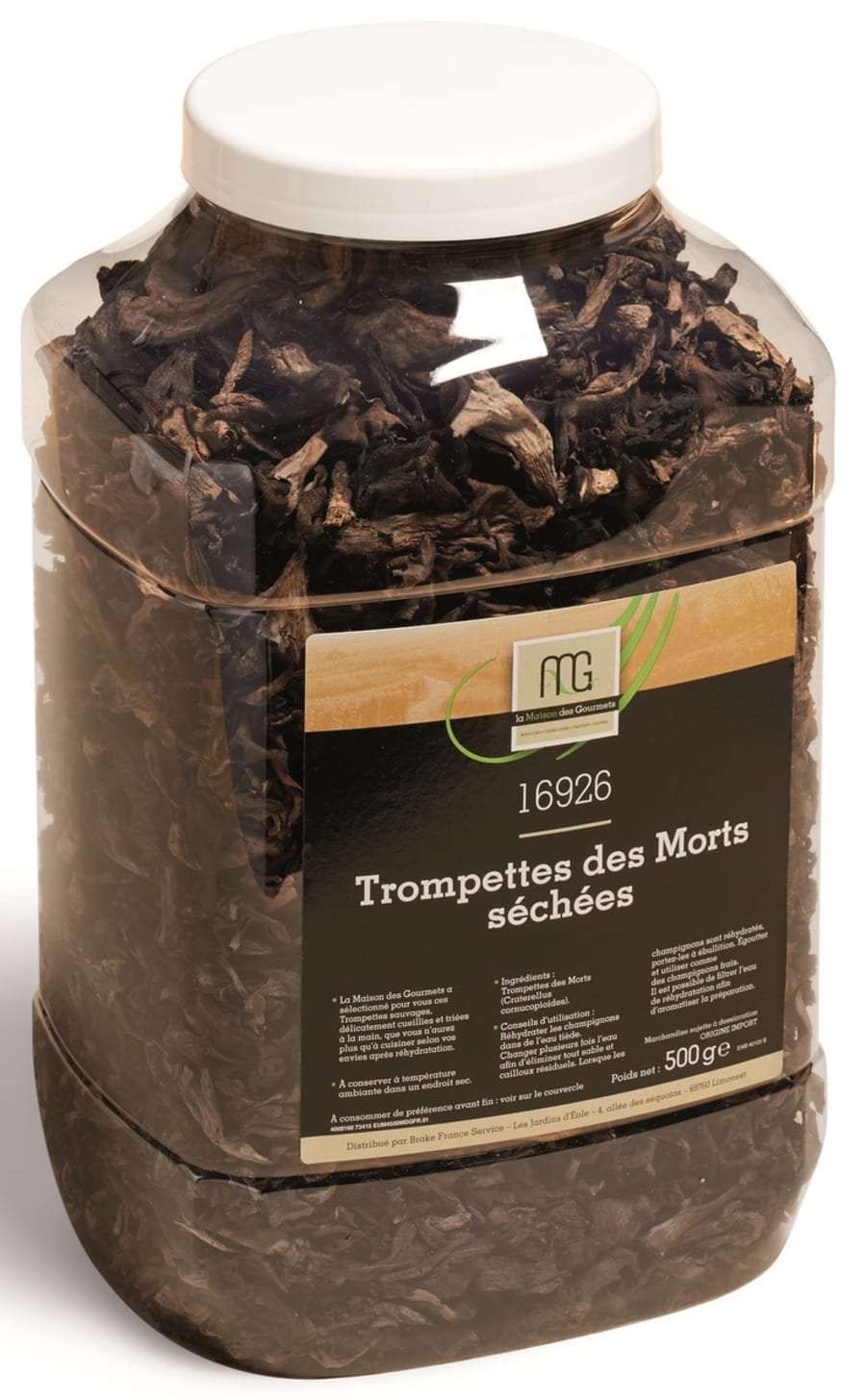 Sveppir Kantarellu Þurrkaðir MdG 1x500g Sysco 16926