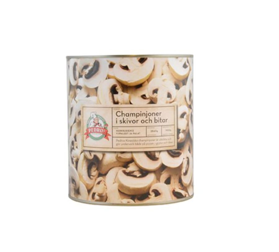 Sveppir skornir 3kg/stk (6stk/ks)