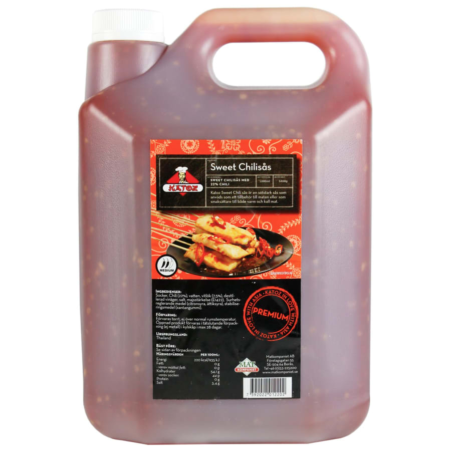 Sweet chili sósa 5ltr (2stk/ks)