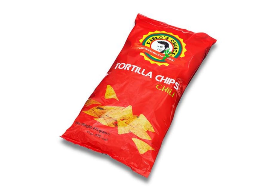 Tortilla flögur m/chili 475g (12stk/ks)
