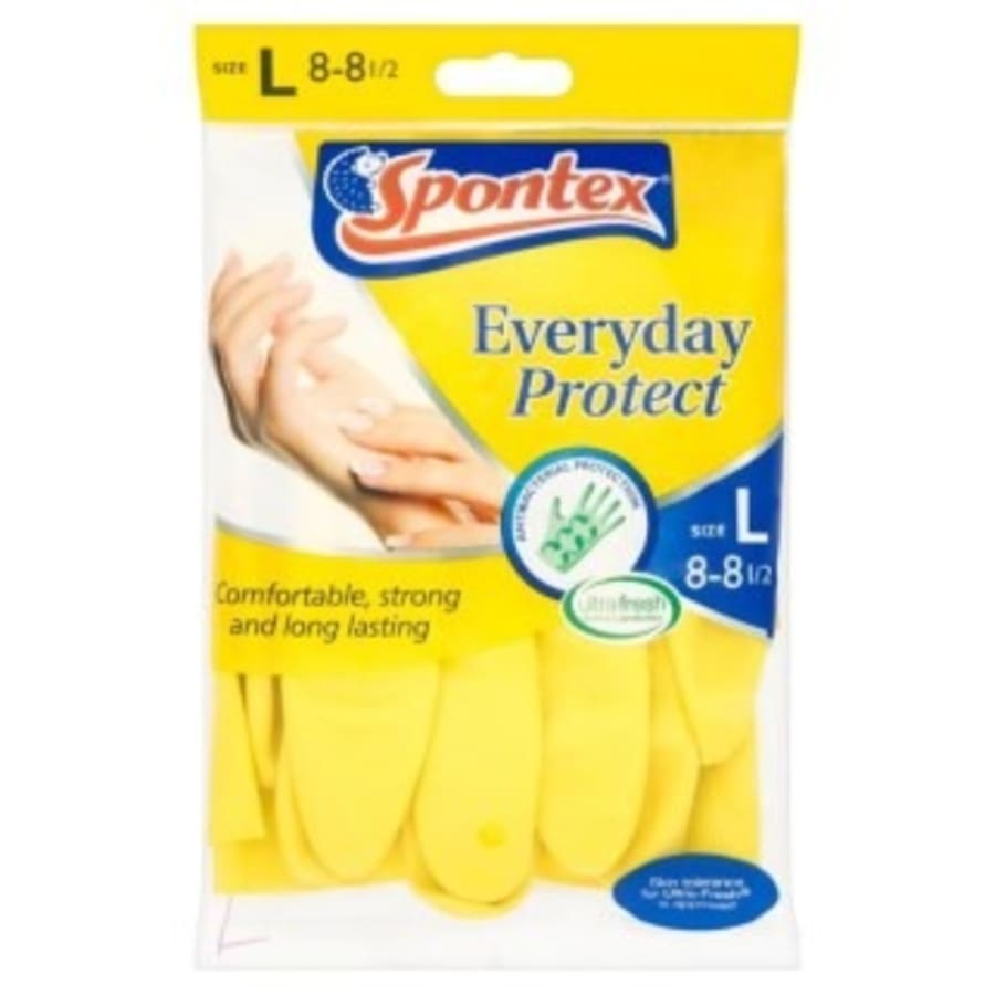 Spontex gúmmíhanskar L