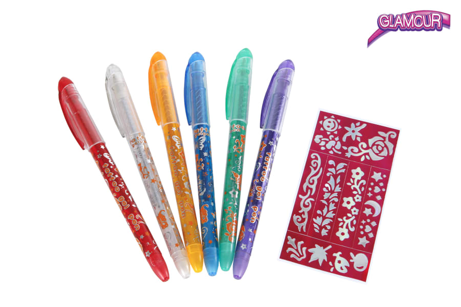 Tattoo – Glitter pennar 6stk.pk (14)
