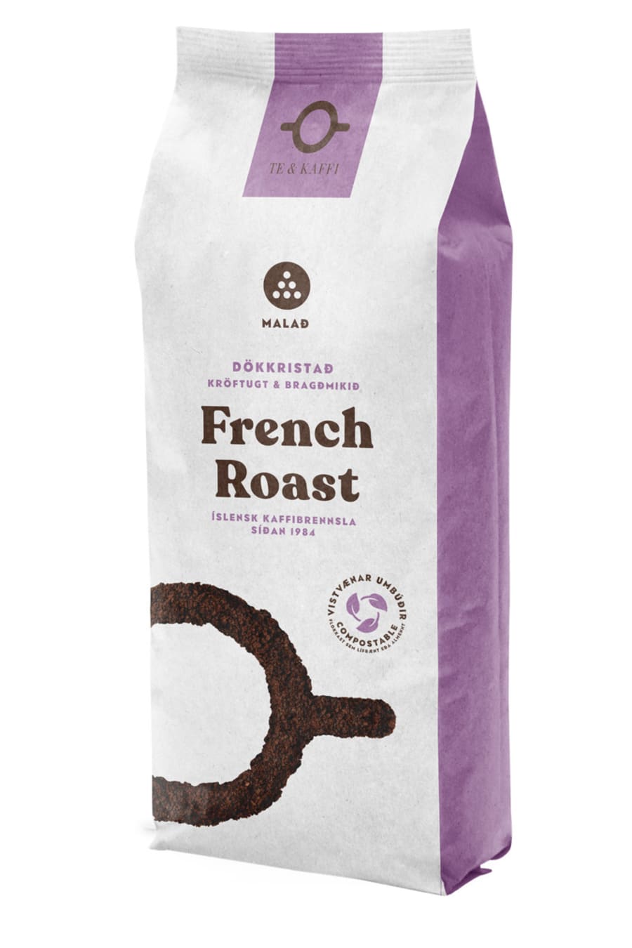 Te & Kaffi French Roast Malað