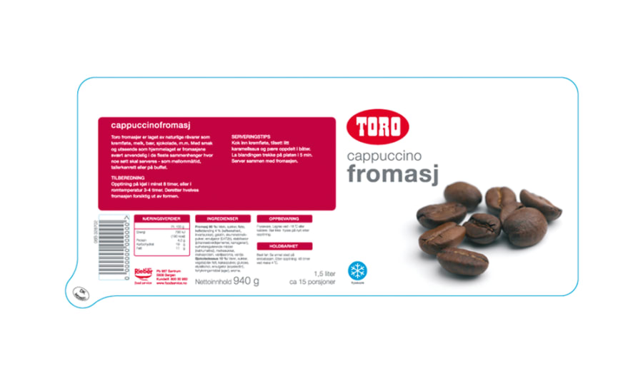Toro Cappuccinofrómas 1,5L – 15 skammtar (8)