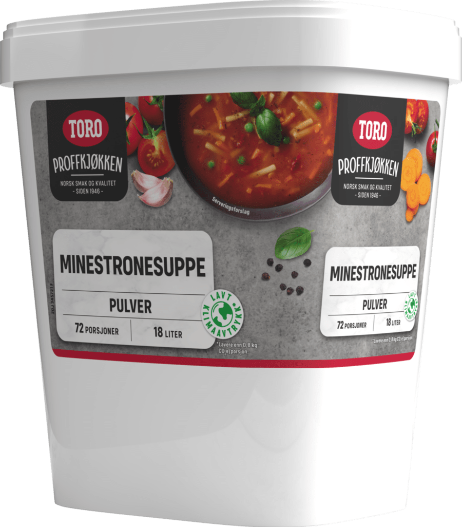 Toro Minestrone súpa 18L 1,2kg 72sk duft (3)