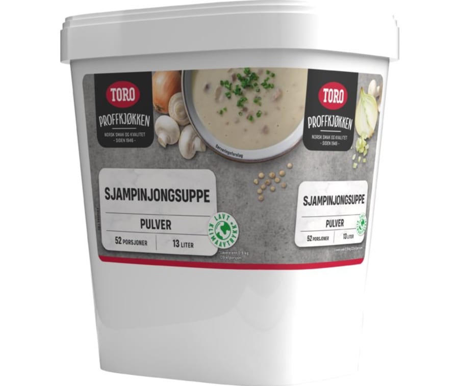 Toro sveppasúpa 13ltr 1kg