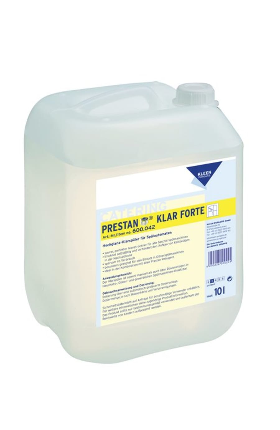 Uppþvottavélagljái Prestan Klar Forte 10ltr