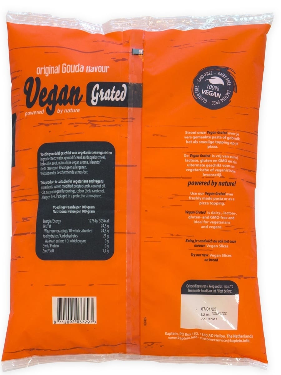 Vegan Ostur rifinn