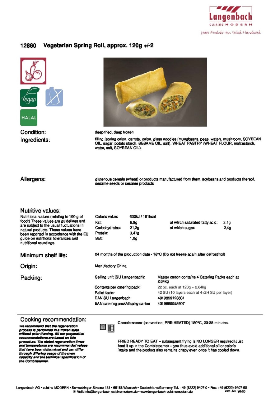 Vegan Vorrúlla 120gr.22stk (1/4)