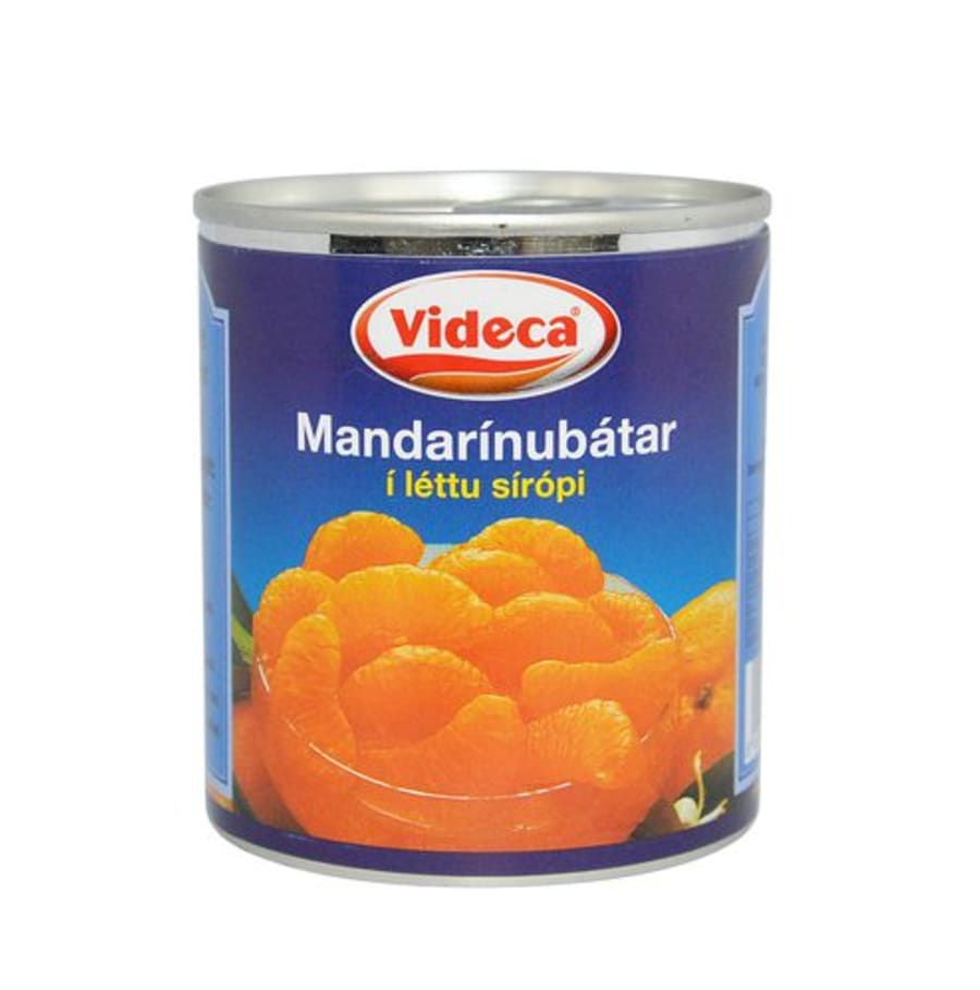 Videca Mandarínubátar létt síróp 12x312g