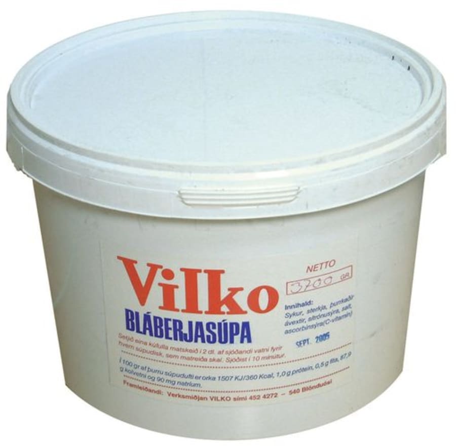 Vilko Bláberjasúpa 3,7 kg/23L