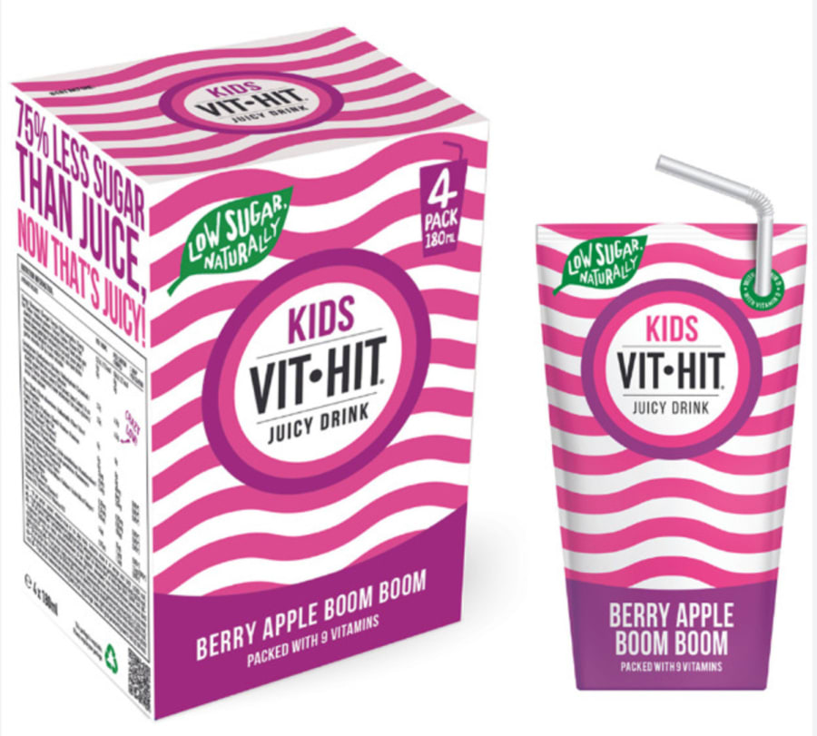 VITHIT Kids Berry Apple Boom Boom multipack