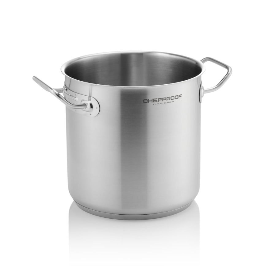 Was Chefproof Pottur stál 28cm 17ltr 18/10