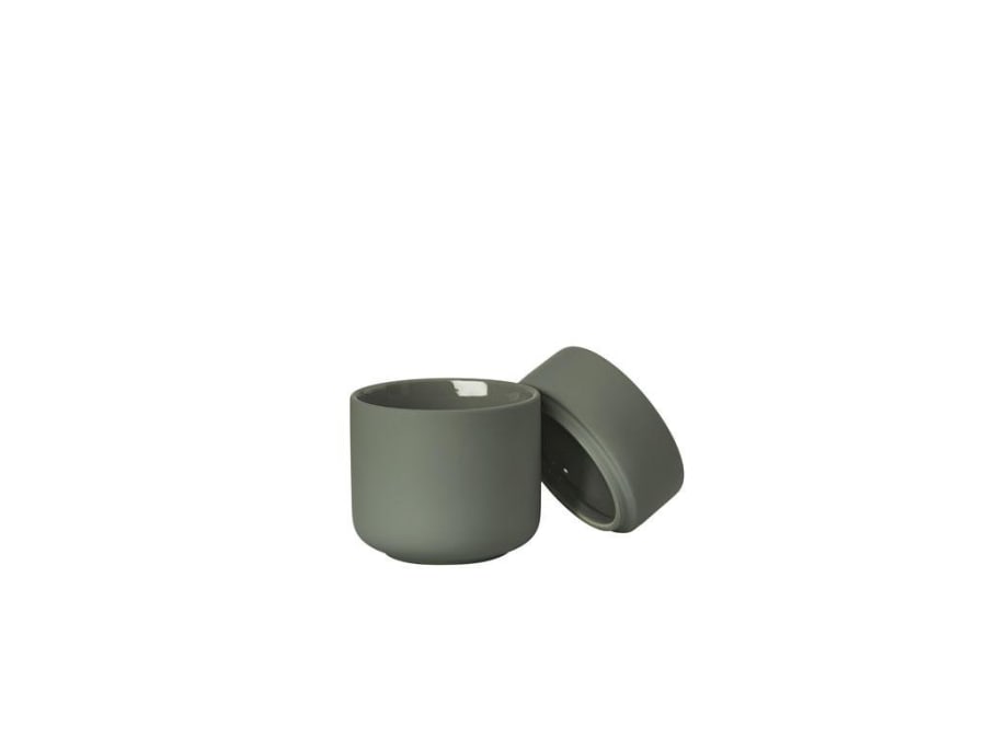 Zone Ume krukka með loki Olive green