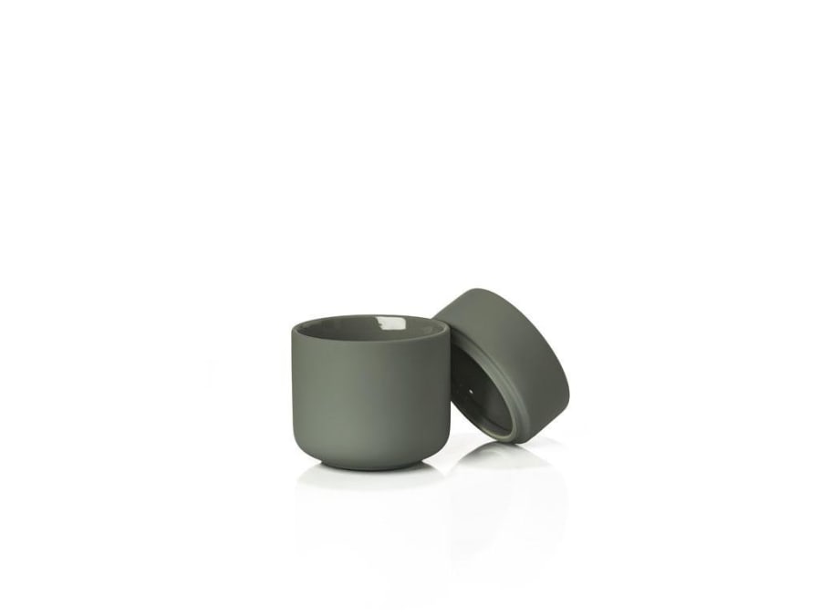 Zone Ume krukka með loki Olive green