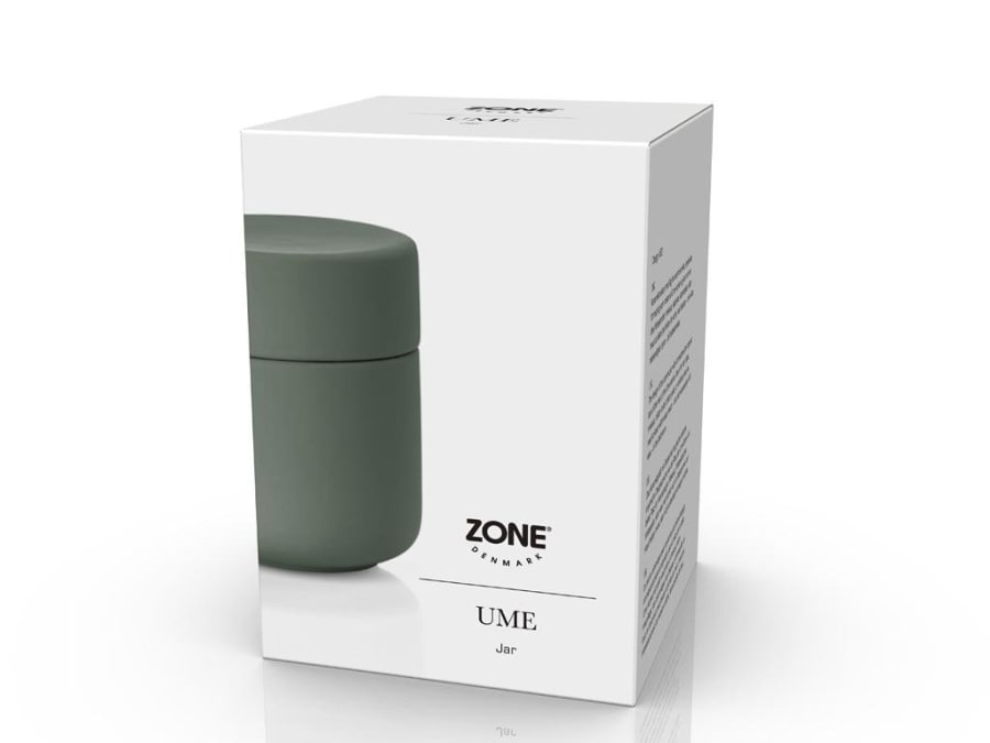 Zone Ume krukka með loki Olive green