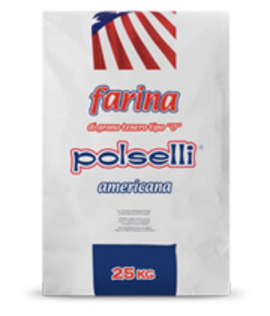 Polselli hveiti 0 americana 25kg