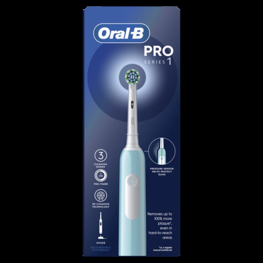 Oral-B Brush Pro 1 Cross Action Blue