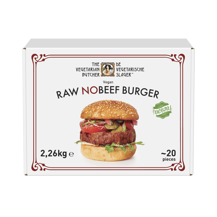 The Vegetarian Butcher Raw NoBeef Burger 1&#215;2,26kg(20x113g)