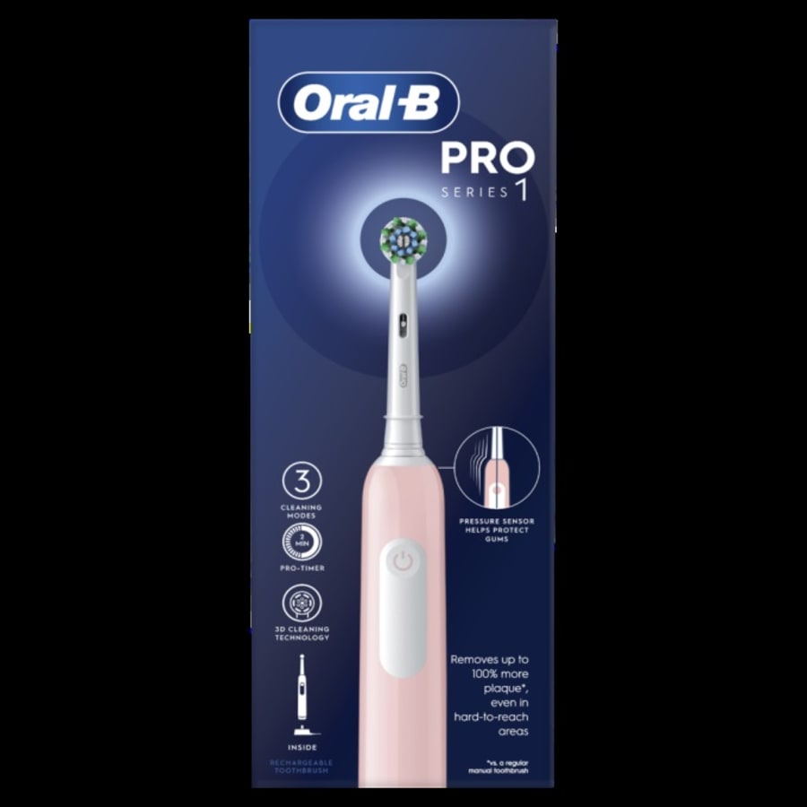 Oral-B Brush Pro 1 Cross Action Pink