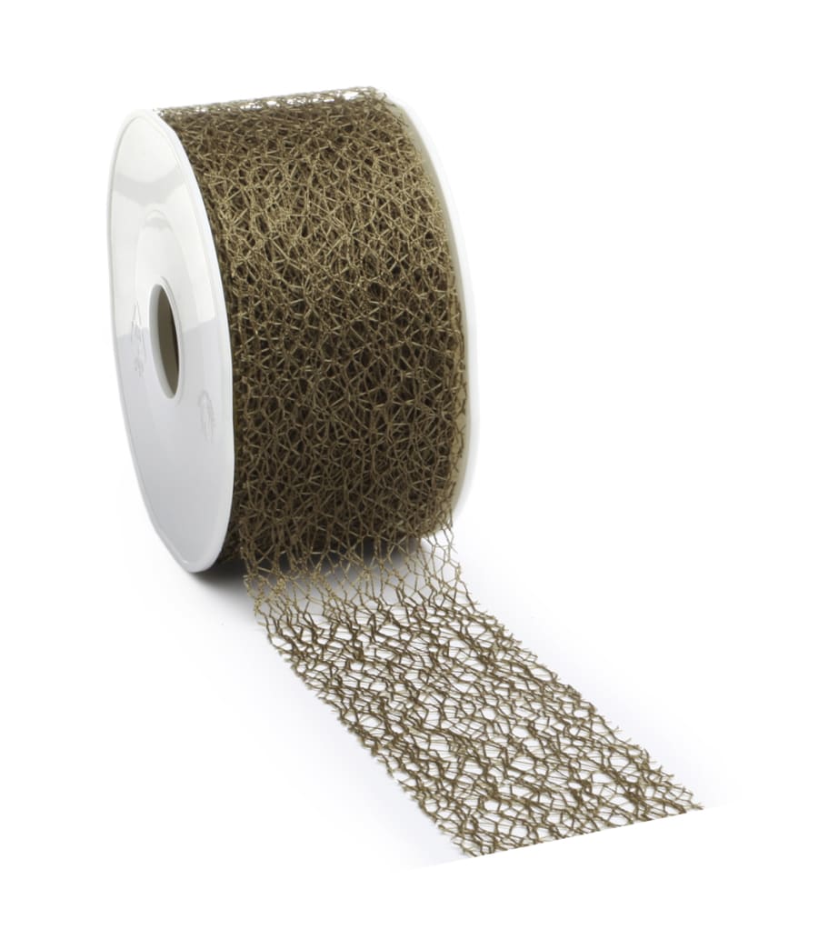 10mtr.CRISPY Borði 50mm. Mix Brown (4)