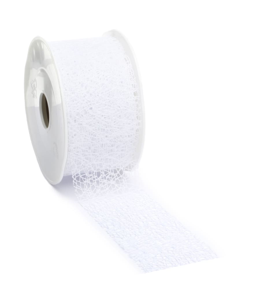 10mtr.CRISPY Borði 50mm. White (4)