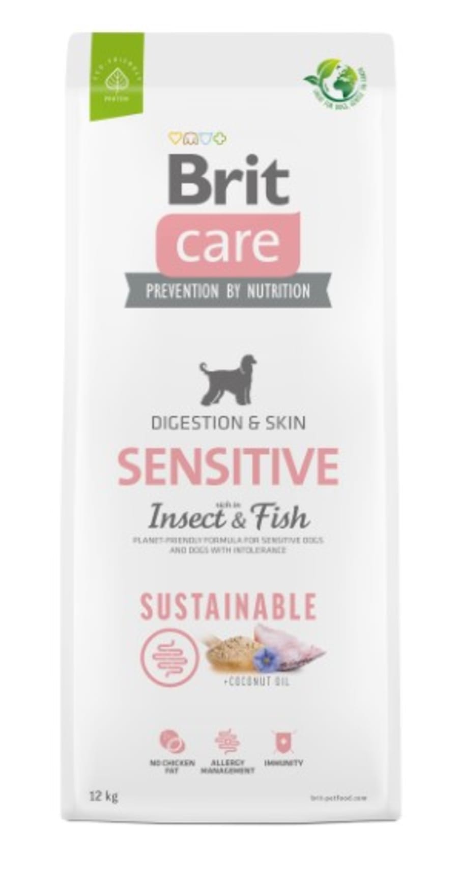 Brit Care Dog Sustain. Sensitive insect+fish 12kg