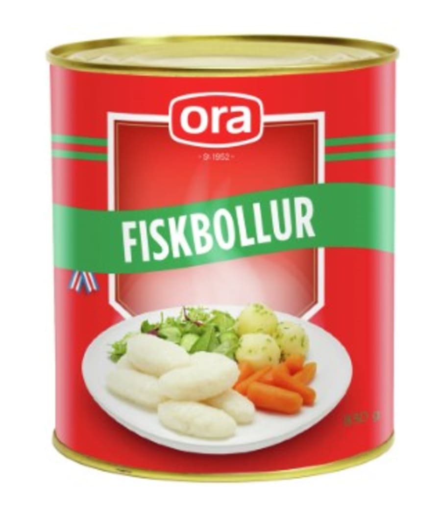 ORA fiskbollur 1/1 dós 830g