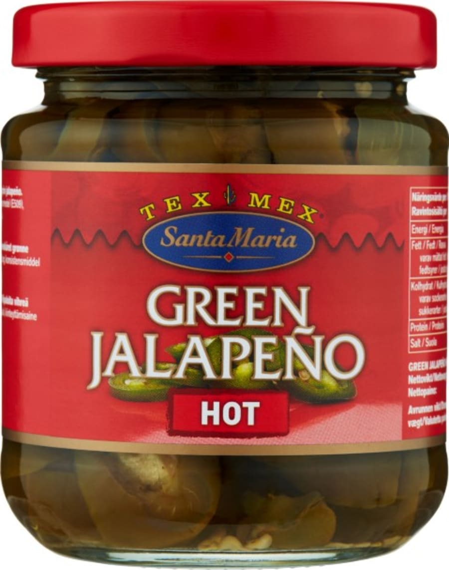 Jalapeno grænn hot 215g