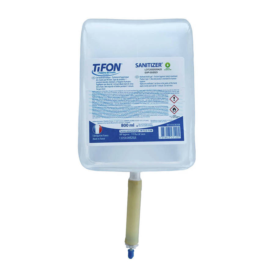 Sanitizer gel TiFon 70%l 800ml