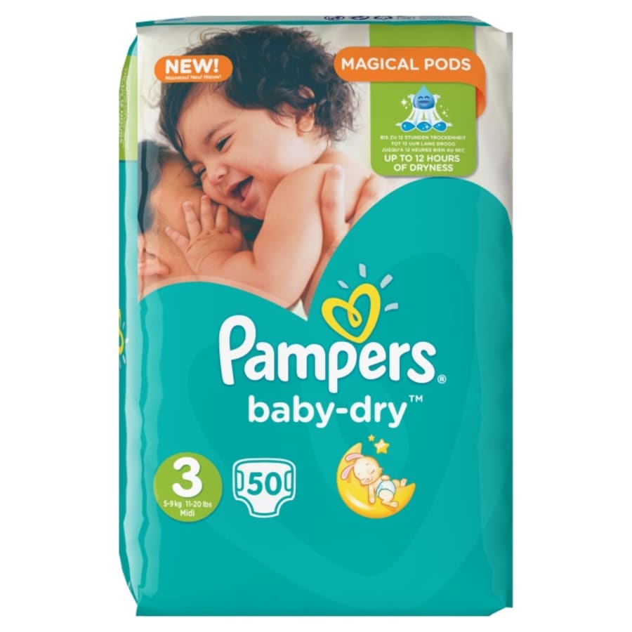 Pampers BD S3 VP 50stk (6-10kg)