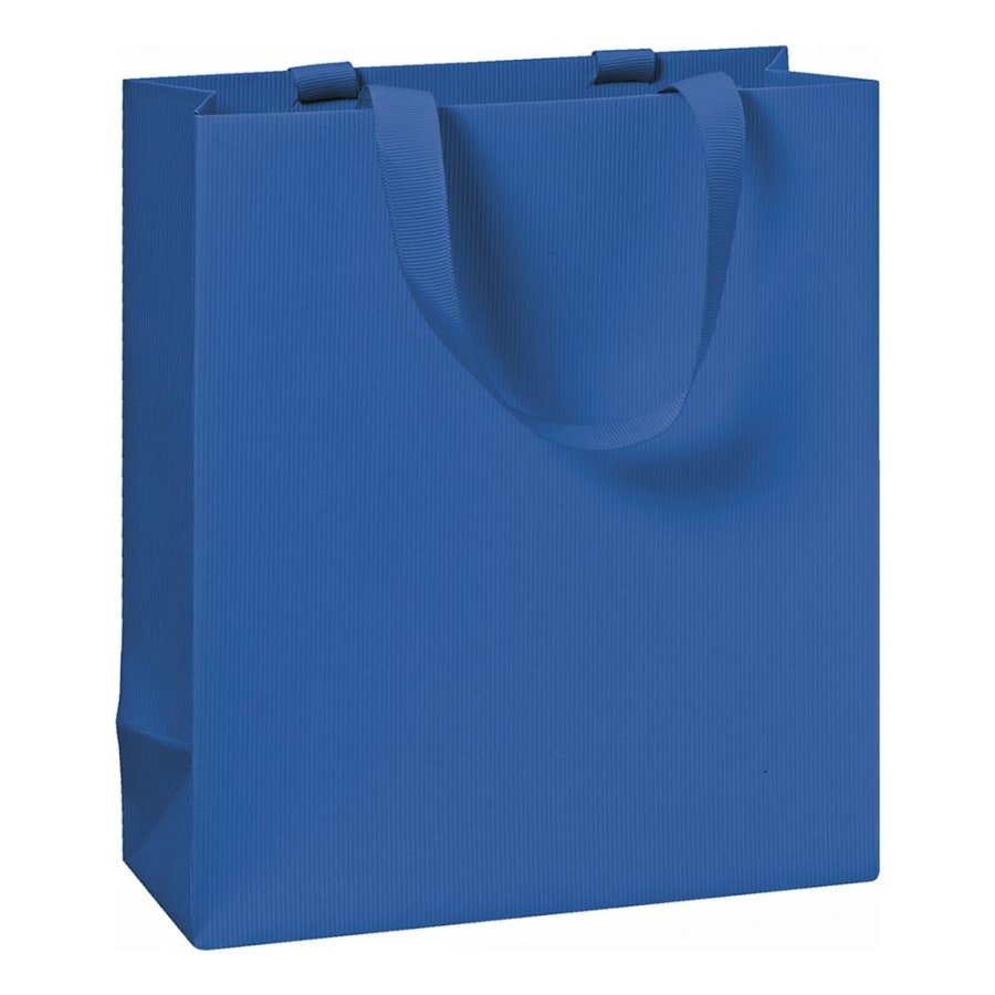 Gjafapoki-One Color Blár  18x21x8cm(6)