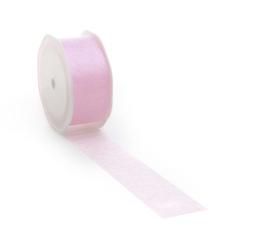 25mtr.VOILE Borði 38mm. Rose