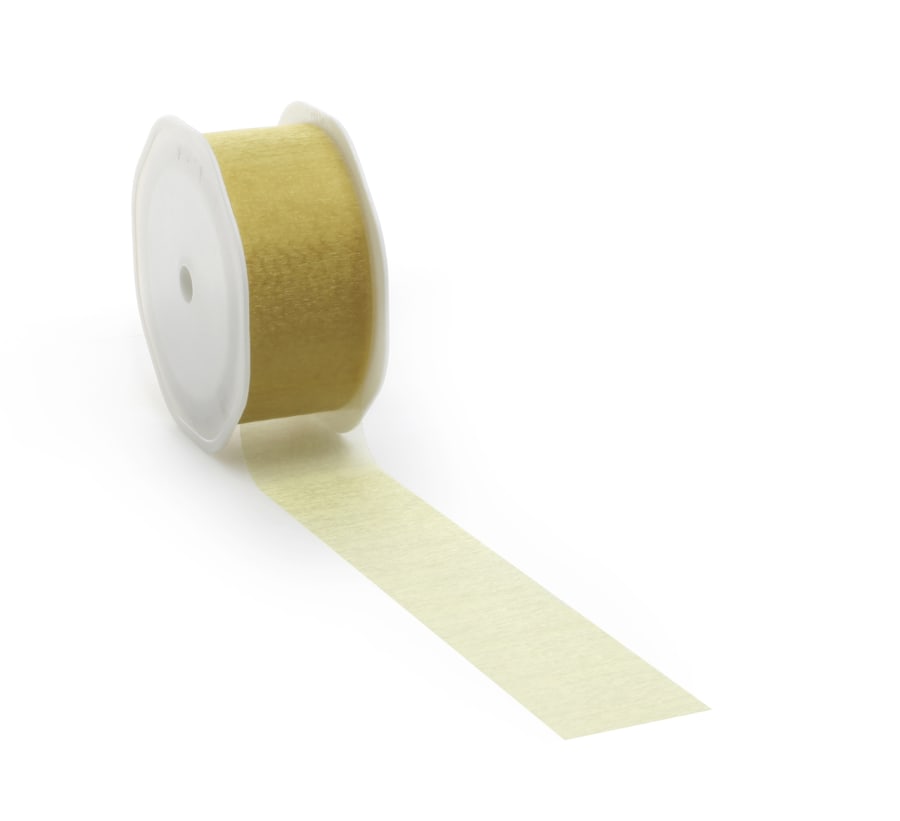 25mtr.VOILE Borði 38mm. Gold