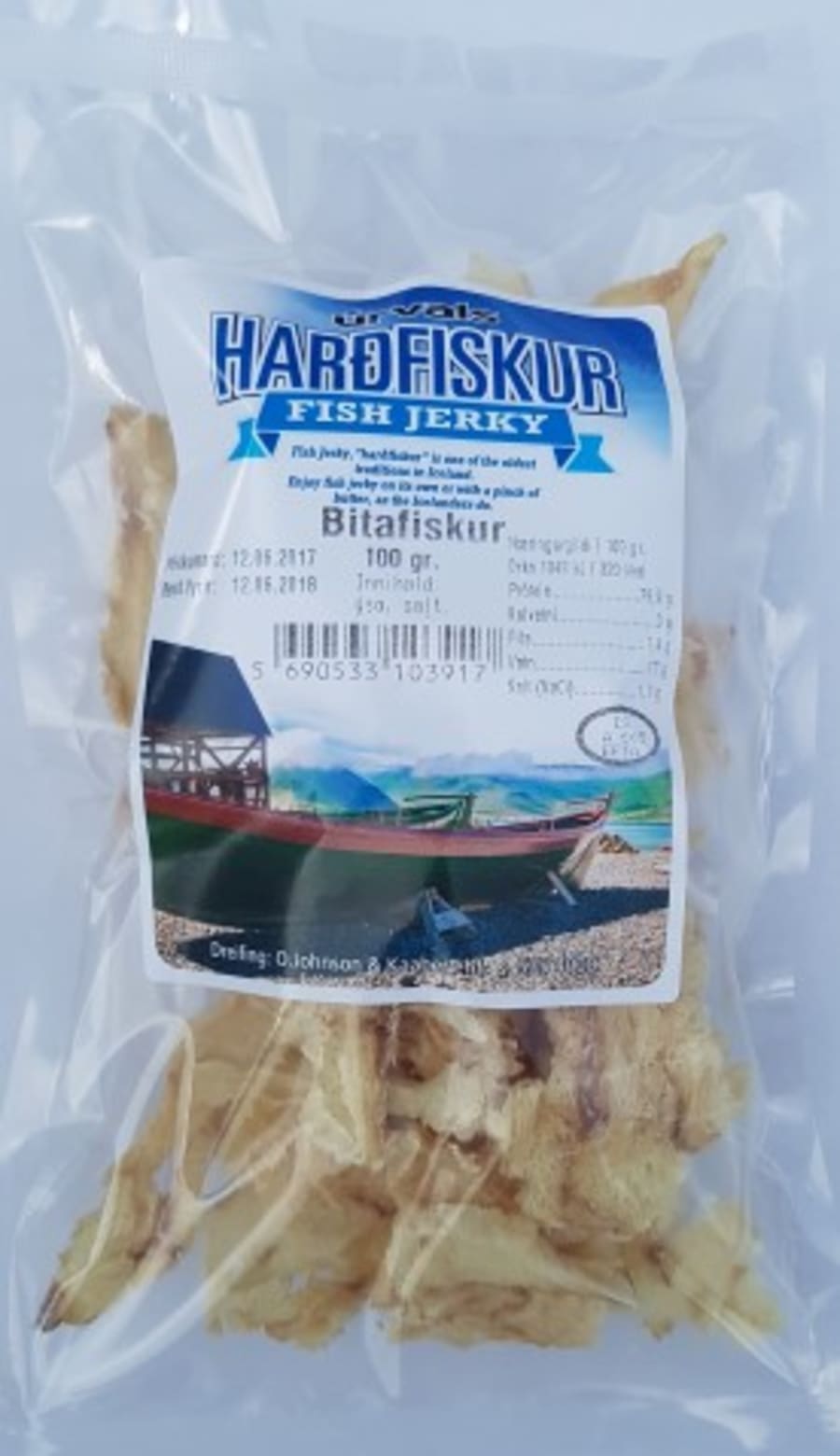 Úrvals Bitafiskur án roðs 100g