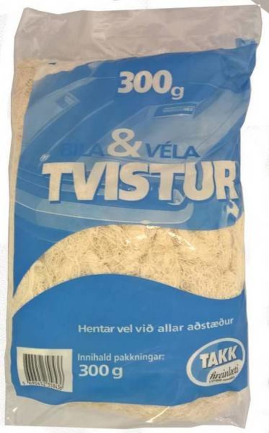 Tvistur  300 gr hvítur