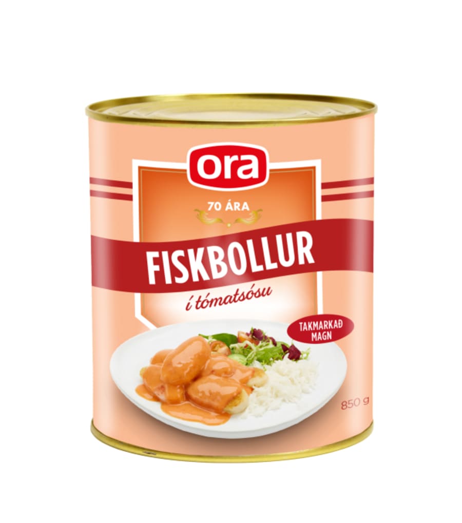 Ora Fiskbollur í tómat 1/1 dós 850g