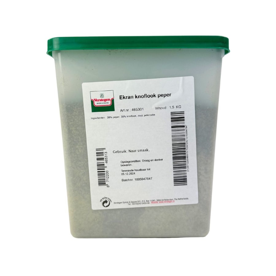 Verstegen Hvítlaukspipar 1,5 kg/stk