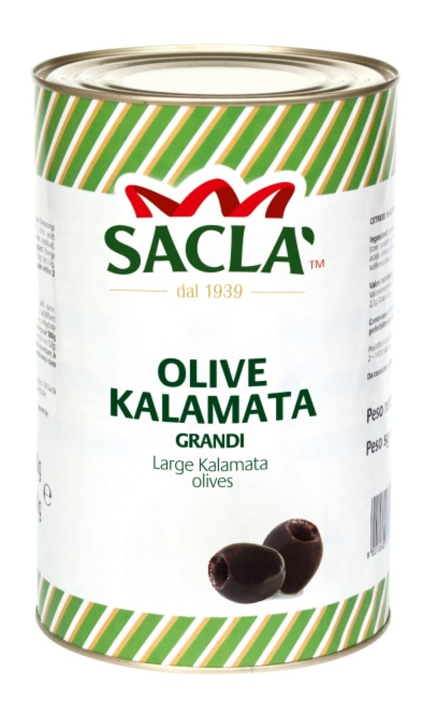 Sacla Kalamata ólífur 4,1kg
