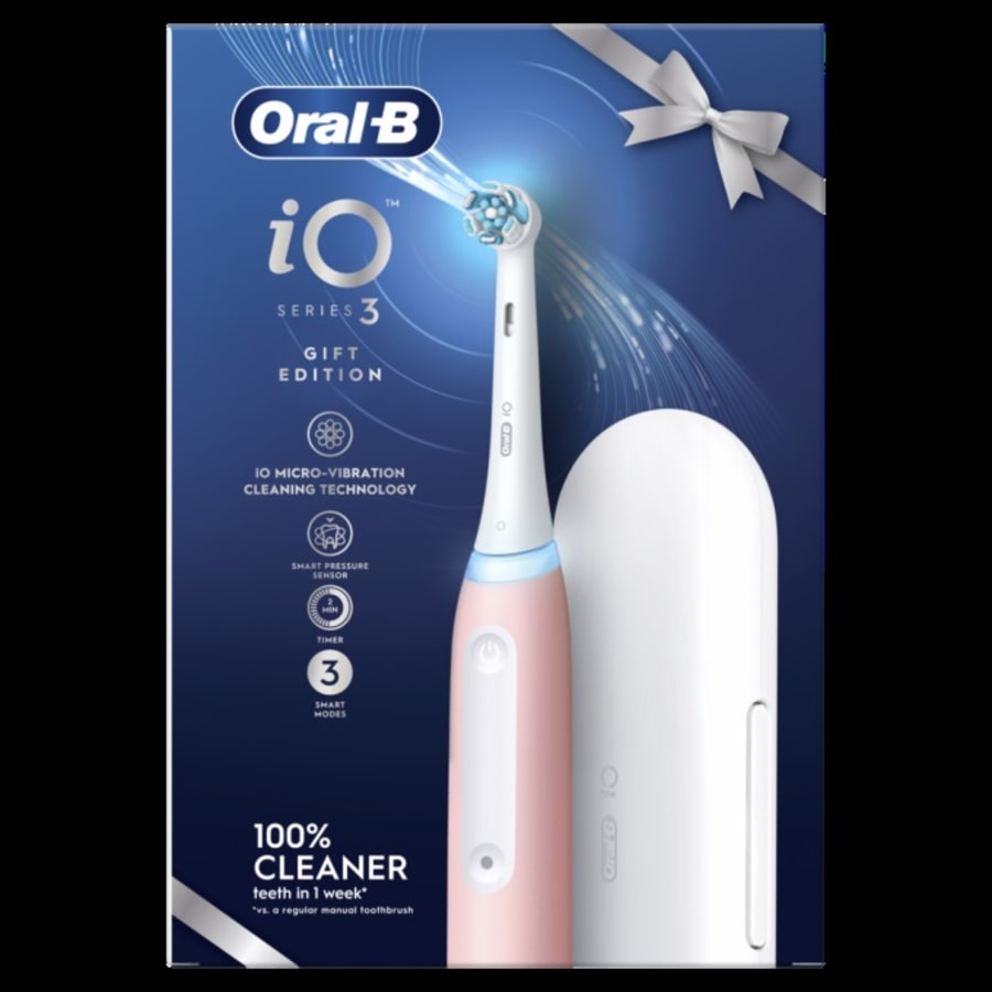 Oral-B Brush iO3 Blush Pink + Travel Case