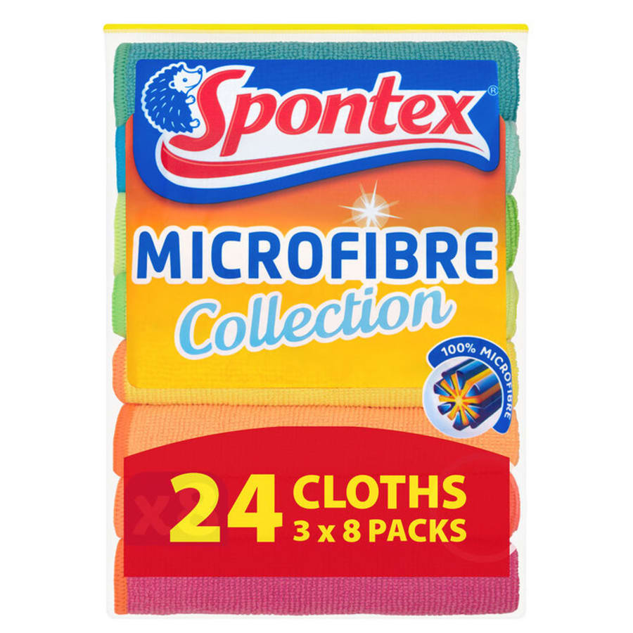 SPONTEX MICROFIBRE CLOTHS