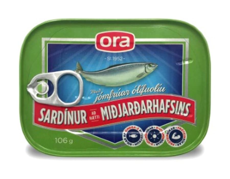 Ora sardínur Miðjarðarhaf 106g